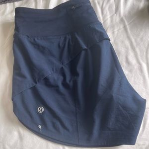 Lululemon navy 4 inch shorts